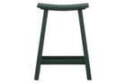 Polywood Green Saddle Counter Stool